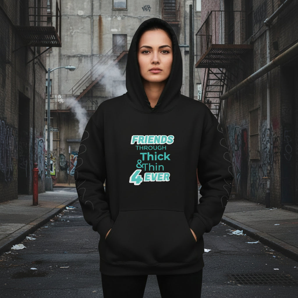 • ez hoodie streetwear black base front