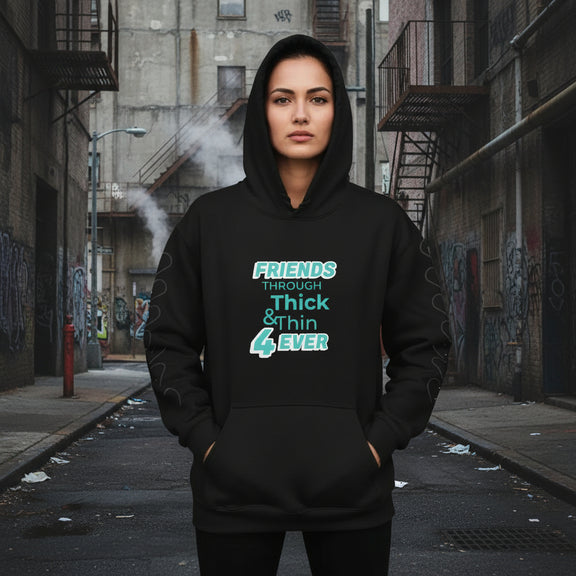 • ez hoodie streetwear black base front