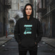 • ez hoodie streetwear black base front