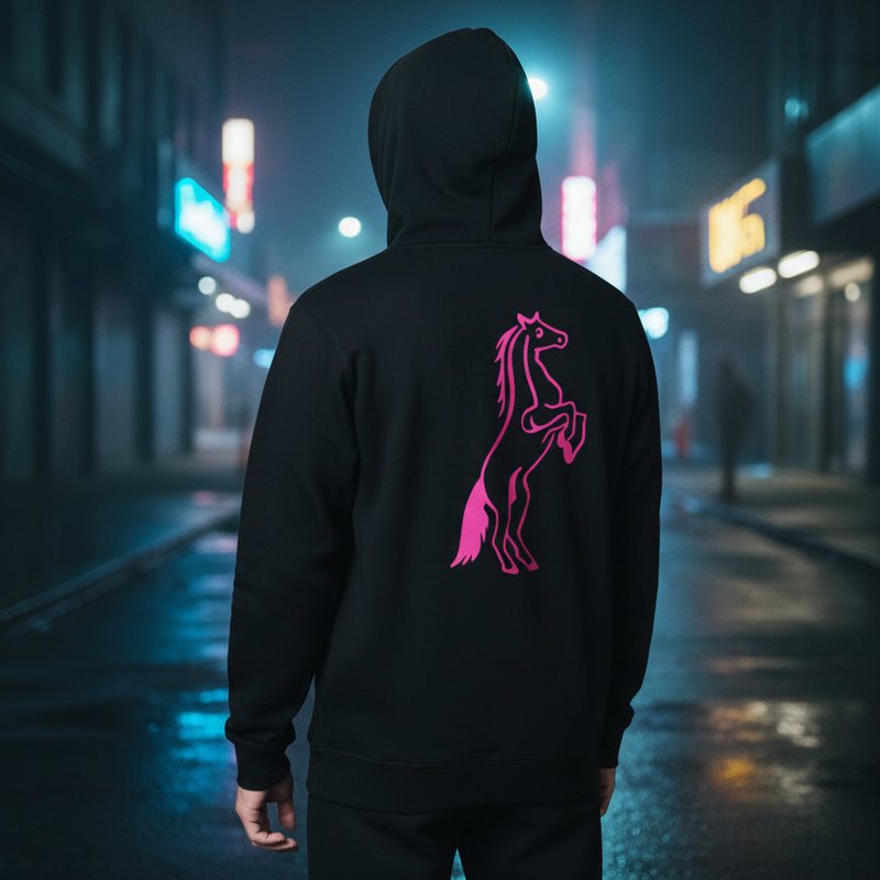 • urban streetwear hoodie black back print
• black hoodie oversized fit street style

