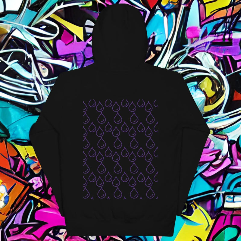 • urban streetwear hoodie black back print
• black hoodie oversized fit street style
