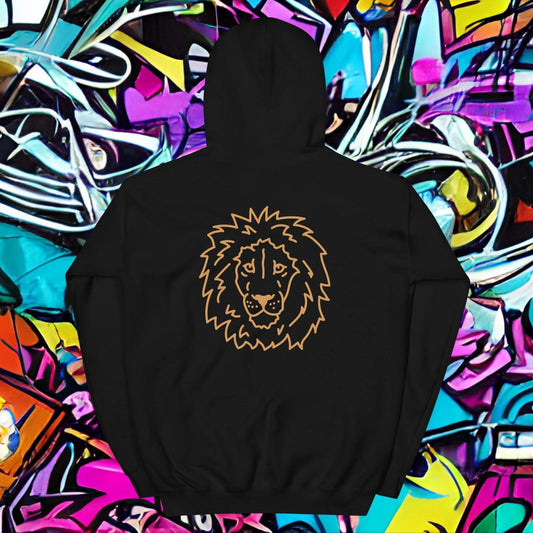 • urban streetwear hoodie black back print
• black hoodie oversized fit street style
