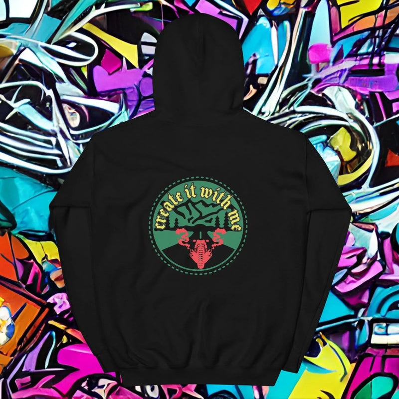 • urban streetwear hoodie black back print
• black hoodie oversized fit street style
