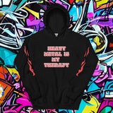 Urban Hoodie 1 zwart premium streetwear pullover hoodie front