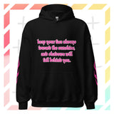 Urban Hoodie 17 zwart premium streetwear pullover hoodie front