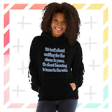 Urban Hoodie 24 zwart premium streetwear pullover hoodie front