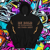 Urban Hoodie 26 zwart premium streetwear pullover hoodie front