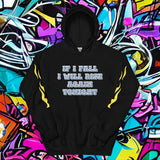 Urban Hoodie 3 zwart premium streetwear pullover hoodie front