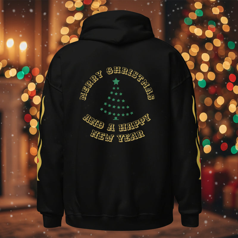 oversized hoodie "christmas" streetwear black urban