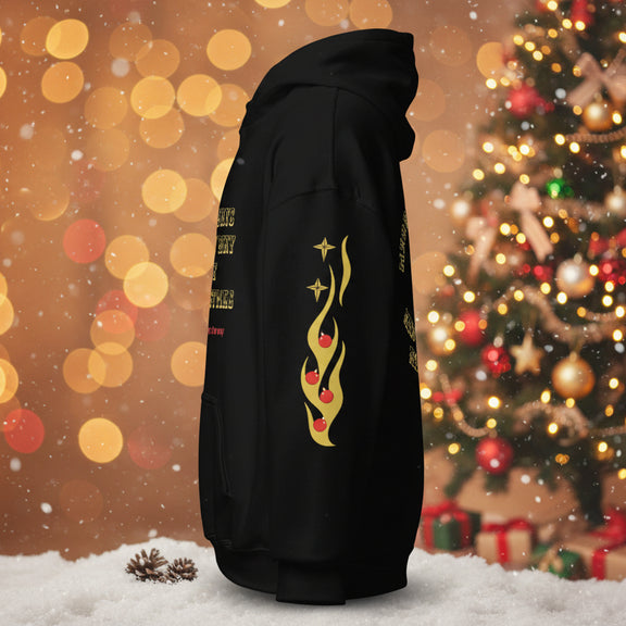 sleeve christmas hoodie oversized streetwear